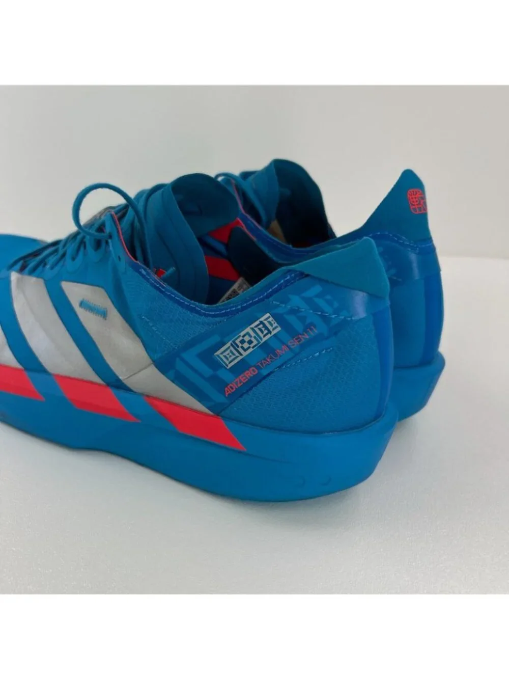 Adidas Adizero Takumi Sen 11 Running Sneakers Mens 13 Racing JR4794 Blue Silver